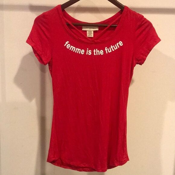 NWT femme is the future Tee - Size JR Small - Picture 4 of 6